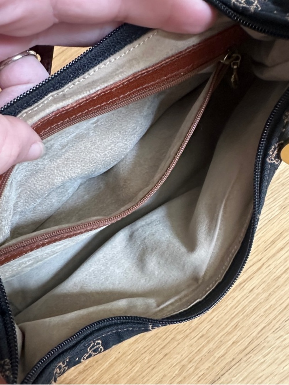 Brahmin Vintage Monogram Shoulder Bag - Picture 5 of 8